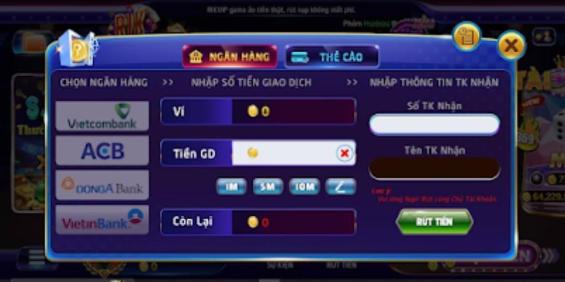 Rút Tiền Rikvip