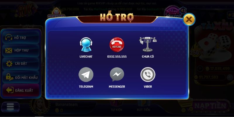 Rút Tiền Rikvip